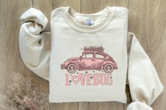 Groovy Valentines PNG, Sublimation Design, Retro Lovebug Product Image 8