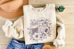 Vintage Retro Camera Png, Boho Sublimation, Motivational Product Image 4