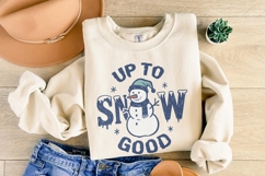 Up To Snow Good PNG, Funny Snowman Shirt Digital Download, Product Image 6