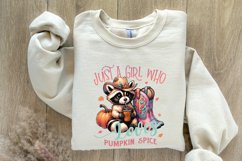 Just a Girl who Loves Pumpkin Spice PNG, Fall Themed Png Product Image 8
