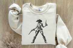 Retro Cowgirl PNG, Western Wild West Digital Download, Product Image 8