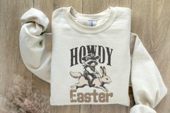Howdy Easter PNG, Western Easter Raccoon png, Funny Easter Product Image 8