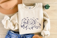 Halloween Horse PNG, Ghost Horses Halloween Art, Spooky Product Image 7