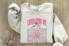 Cupid Find Me a Cowboy PNG, Western Valentine Sublimation, Product Image 8