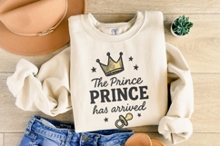 The Prince Prince Has Arrived PNG, Baby Boy Digital Product Image 8