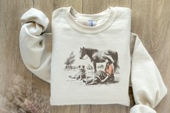 Retro Cowgirl PNG, Western Wild West Digital Download, Product Image 8