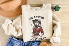 I Do A Thing Png, Western Girl Png, Country Girl Design, Product Image 8