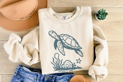 Sea Turtle PNG Clipart, Ocean Animal Illustration, Marine Product Image 6