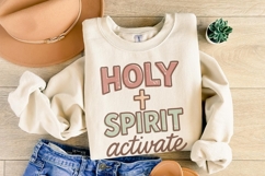 Holy Spirit Activate PNG, Faith Christian Shirt, Digital Product Image 7