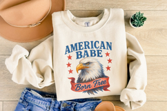 Vintage 4th of July PNG, Retro Patriotic Sublimation Product Image 6