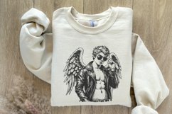 Sexy Cupid PNG, Valentines Day Digital File, Retro Boy Product Image 8