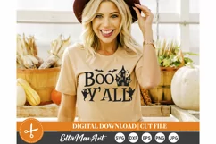 Boo y’all SVG, Halloween SVG, Pumpkin svg, Witch SVG, Fall Product Image 1