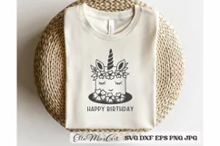 Happy Birthday SVG, Birthday SVG, Birthday party Svg, Cake Product Image 4