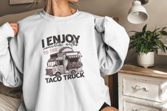Romantic Walks to Taco Truck PNG, Valentines Day PNG, Taco Product Image 9