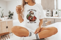 I Can Deliver All Night Long PNG, Funny Santa Claus Digital Product Image 2