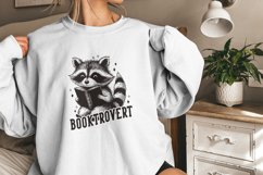 Booktrovert PNG, Funny Book Lover PNG, Reading Raccoon png, Product Image 9