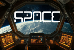 Pixel Sparta | Futuristic Display Typeface OTF &amp; TTF Product Image 7