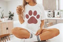 Brown Paw Print PNG, Digital Download for Pet Lovers, Product Image 4