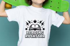 Reading Rockstar SVG PNG Product Image 2