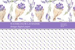 Watercolor Lavender Set, Wedding Frame Product Image 4