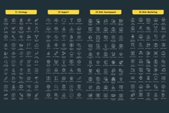 3400 Outline Icons Product Image 10