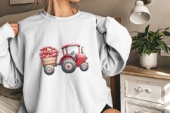 Valentines Day Tractor PNG, Kids Valentine Download, Boys Product Image 9