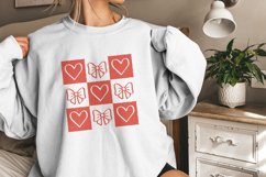 Retro Checkered Valentine&#039;s Day PNG, Coquette Valentine Product Image 9
