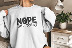 Nope Not Today png, Sarcastic Mom Life png, Sassy png, Product Image 9