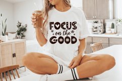 Focus On The Good PNG, Positive Affirmation Shirt Design, Product Image 9