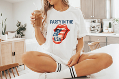 Retro America Sublimation Design, Independence Day Png, 4th Product Image 4