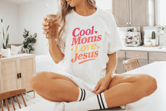Cool Moms Love Jesus PNG, Christian Mom Shirt PNG, Product Image 5