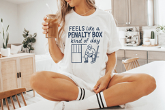 Hockey Penalty Box PNG, Funny Sports Digital Design, DIY Product Image 8