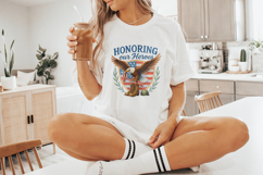 Honoring Our Heroes, Veterans png, American Eagle Flag, 4th Product Image 3