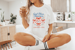 God Bless America PNG, Coquette 4th of July PNG, Patriotic Product Image 5