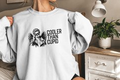 Cooler Than Cupid PNG, Valentines Day Digital File, Retro Product Image 9