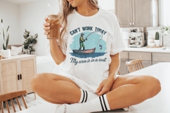 Can’t Work Today My Arm Is In A Cast PNG, Funny Fishing Product Image 5