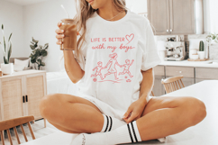 Life Is Better With My Boys PNG Sublimation, Mom Shirt PNG, Product Image 6