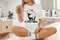 Capybara Spirit Animal PNG, Capybara Lover, Capybara Gift, Product Image 9