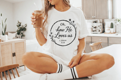 Oh, How He Loves Us PNG, 1 John 4:10 Bible Verse, Christian Product Image 8