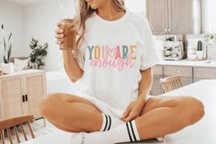 You Are Enough png PNG, Positive Quote png, Boho Self Love Product Image 9