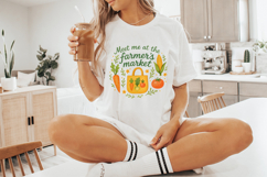 Meet Me At The Farmer&#039;s Market PNG, Watercolor Farmers Product Image 3