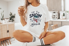 Up To Snow Good PNG, Funny Snowman Digital Download, Product Image 4