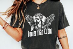 Cooler Than Cupid PNG, Valentines Day Digital File, Retro Product Image 3