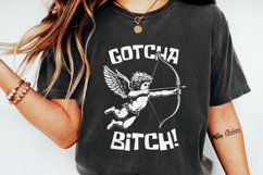 Cupid Funny Valentine&#039;s Day PNG, Gotcha B PNG, Retro Product Image 3