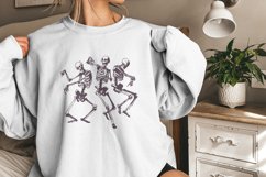 Dancing Skeletons PNG, Funny Skeleton Design, Spooky Product Image 9