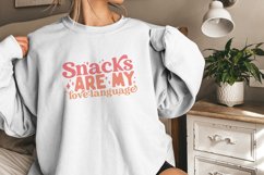 Snacks Are My Love Language SVG PNG, Funny Valentine Svg, Product Image 9