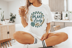 Plant Lady PNG, Botanical PNG for Plant Lover, Leaf Product Image 5