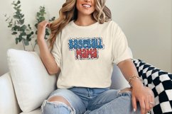 Trending Baseball Mom PNG, Dalmatian Glitter Sublimation Product Image 9
