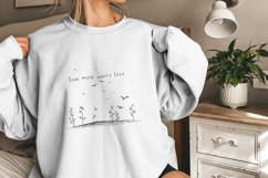 Love More Worry Less Png, Sublimation Design, Valentine Product Image 9