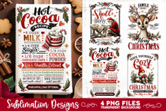 Christmas Kitchen Towel 4 PNG Retro PNG Sublimation Product Image 2